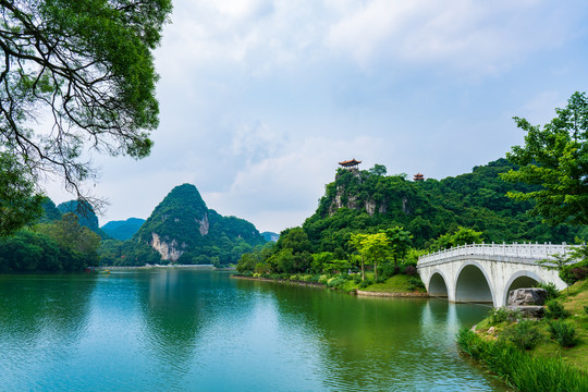 柳州大龙潭公园山水风景