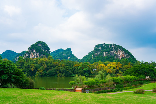 柳州大龙潭公园山水风景