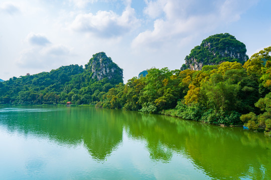 柳州大龙潭公园山水风景