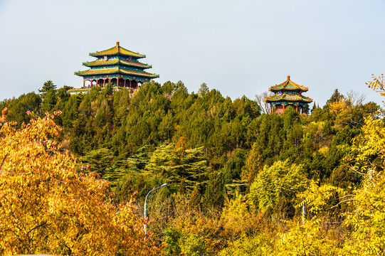 北京景山万春亭观妙亭