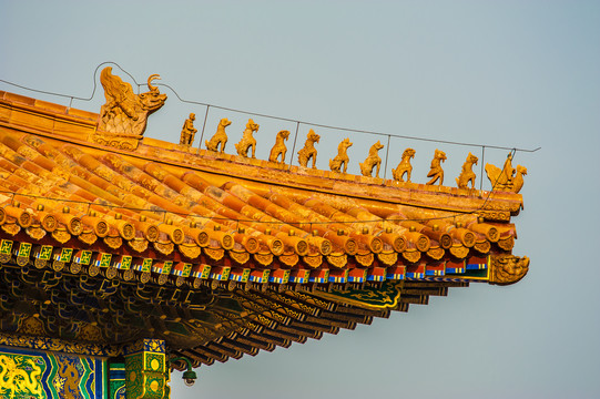 北京故宫太和殿垂脊吻兽