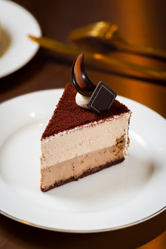 巧克力双层芝士蛋糕