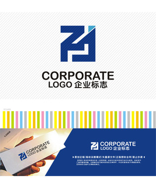 ZFJ字母LOGO