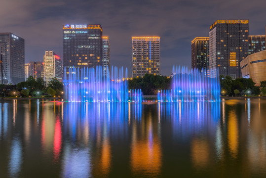 杭州滨江夜景