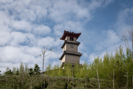 高耸入云的文峰塔
