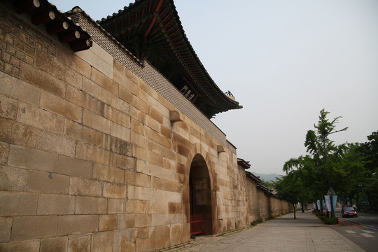 韩国首尔景福宫城墙