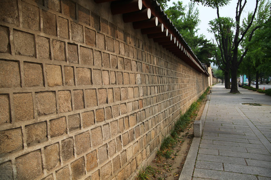 韩国首尔景福宫城墙