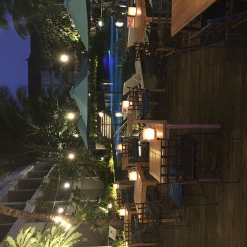 巴里岛酒店夜景