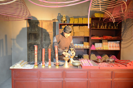 老上海香烛店