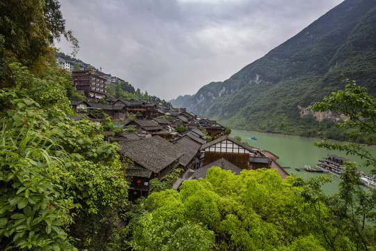 重庆龚滩古镇风光