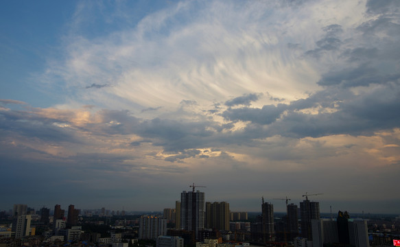 滁州上空的云天