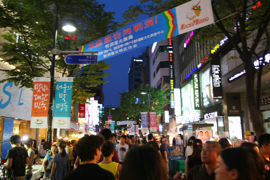 韩国首尔夜景