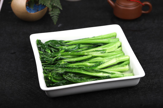 盐水原条菜心
