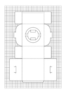 盒子分解图