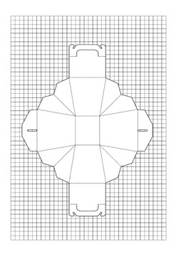 盒子分解图