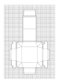 盒子分解图