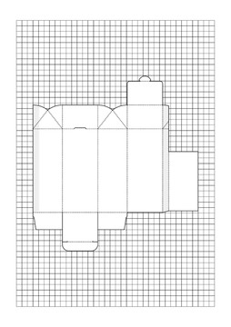 盒子分解图