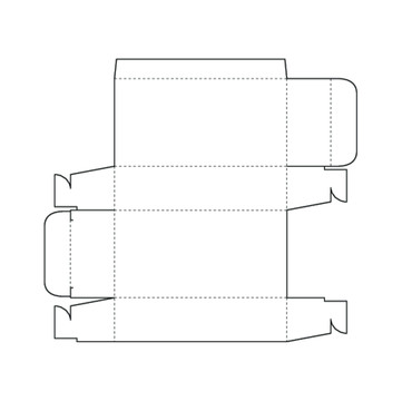 盒子分解图