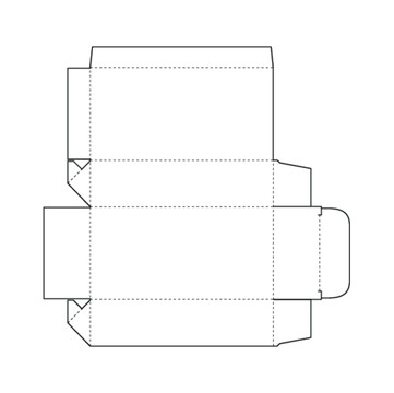 盒子分解图