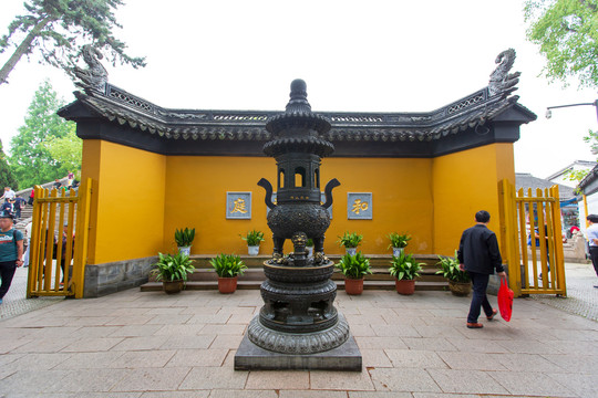 江苏苏州寒山寺和合祖庭照壁