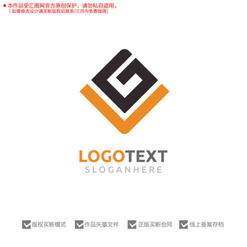 LG字母标志logo