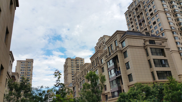 居民小区的住宅楼