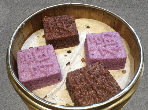 紫色米糕
