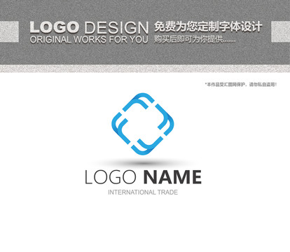 F字母logo设计