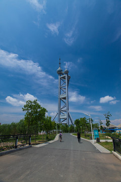 湿地观光塔