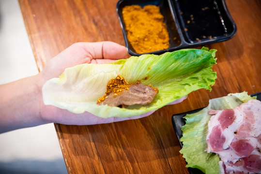 烤肉生菜