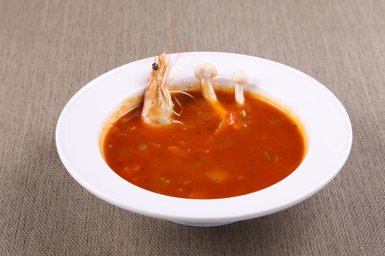 冬阴宫大虾汤