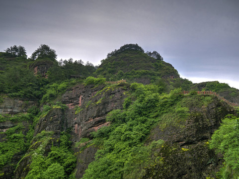 金华九峰山山路栈道