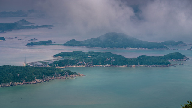 安期峰俯瞰千岛