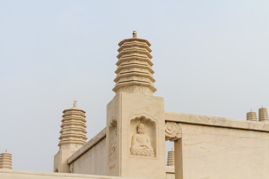 常州天宁禅寺天宁宝塔护栏碑廊