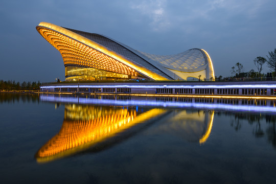 成都露天音乐公园夜景