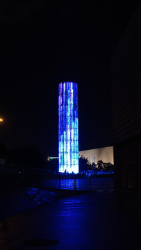 城市夜景建筑