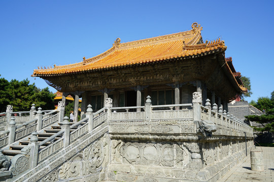 沈阳北陵清昭陵的古建筑