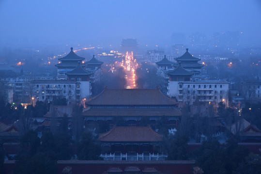 寿皇殿夜景