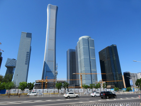 北京CBD核心建筑