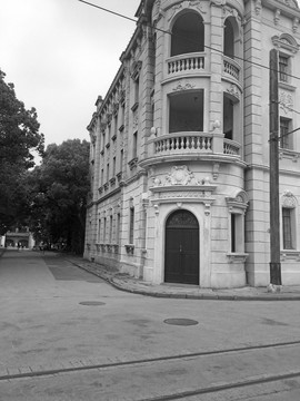 黑白旧上海照片