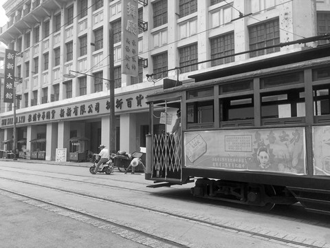 旧上海电车