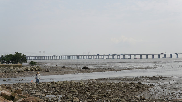 退潮海滩