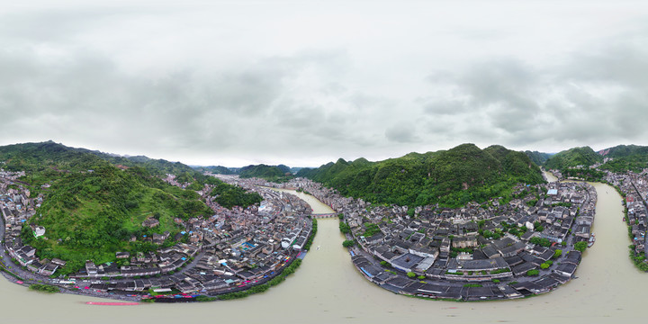 镇远古城全景VR大画幅摄影