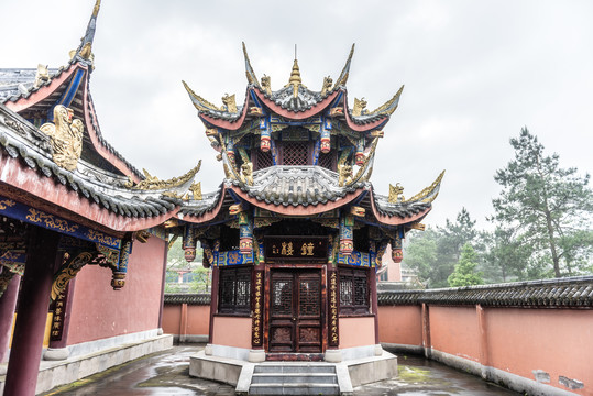 重庆綦江古剑山净音寺风光