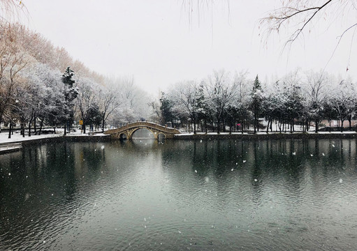 南京理工大学雪景