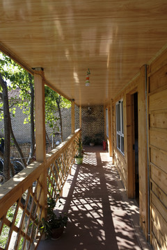 木质走廊