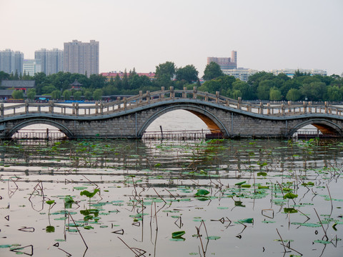 济南大明湖风光