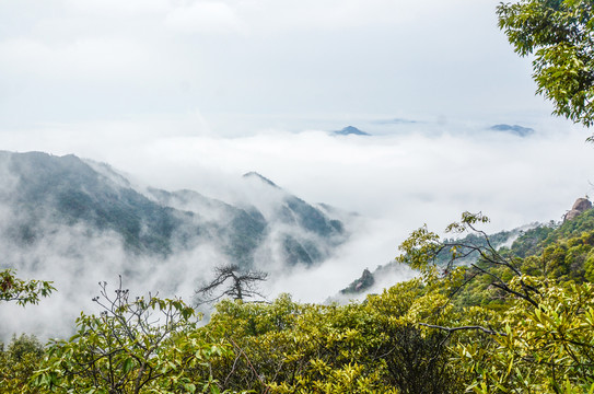 中式意境高山云海