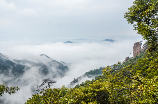 中式意境高山云海