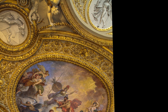 法国巴黎圣母院壁画穹顶
